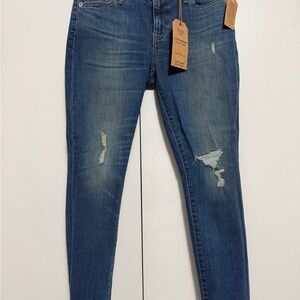 Lucky Brand Women's Dark Blue Skinny Jeans